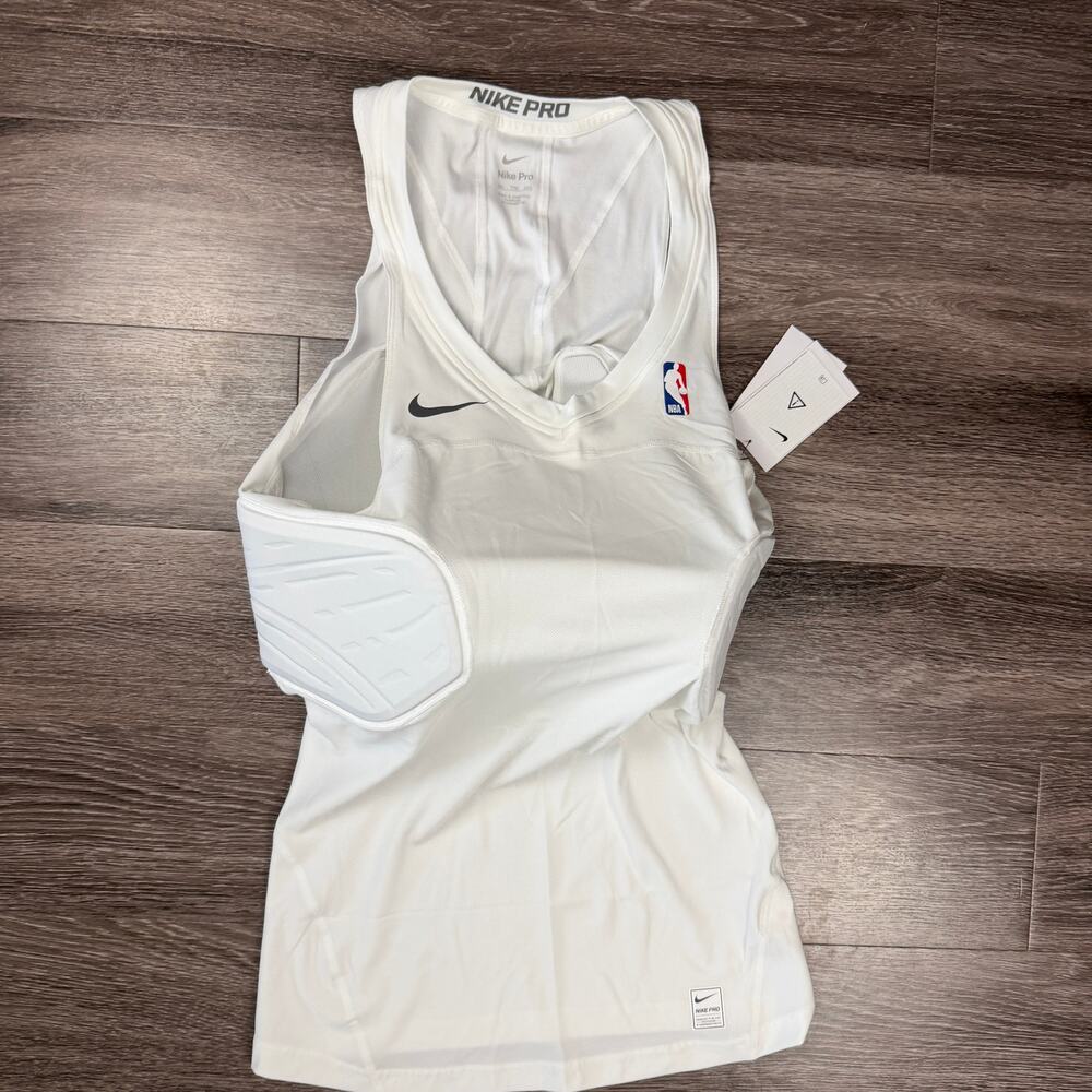 Nike NBA Player Issue Hyperstrong Side Padded Tank White 2XL NWT 881965-100
